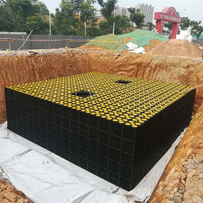 广东净晟雨水处理系统1000立方pp模块雨水收集系统