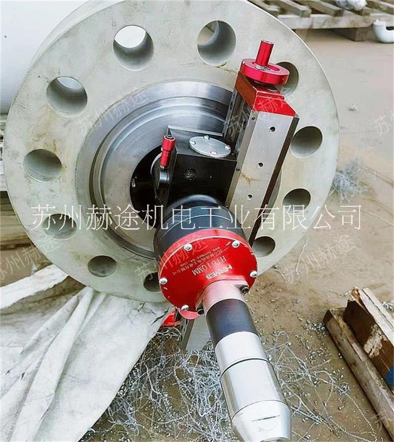 便携式法兰面加工机HT610MM 法兰面现场修复机-就找赫途-制造商