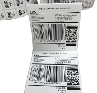 条码快递单 打印sku标签外箱FBA标贴定防窒息标签贴
