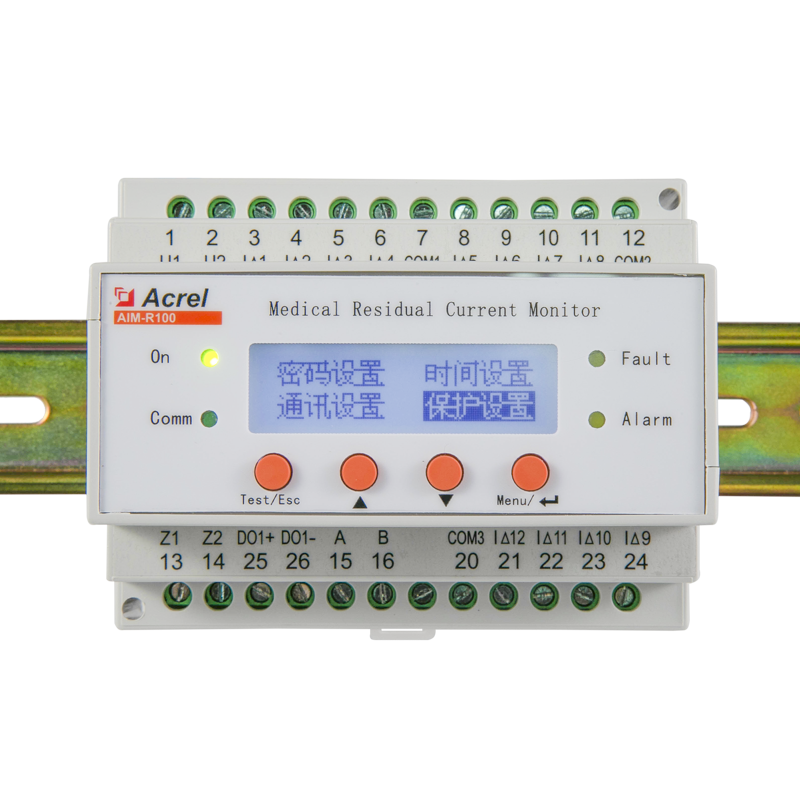 江苏安科瑞医疗绝缘监控系统剩余电流监测仪AIM-R100厂家-销售-价格