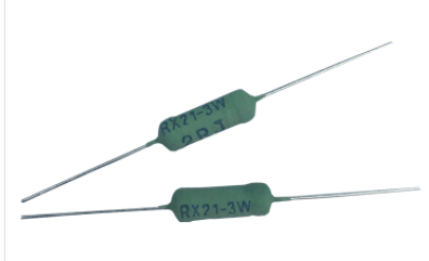 华鑫欧原厂供应1W RX21大功率绿色被漆绕线电阻 负载电阻器