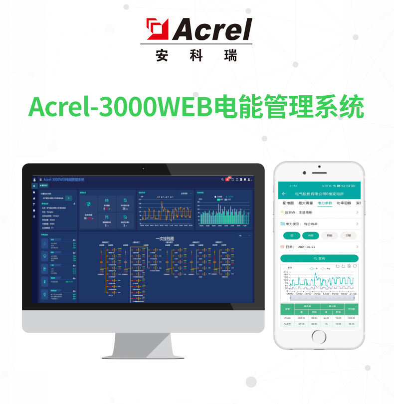 江苏安科瑞综合电能统计Acrel-3000WEB电能管理系统批发