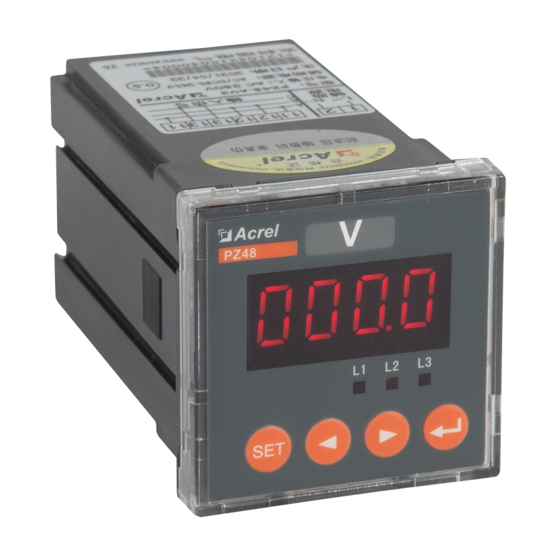 安科瑞数码管显示PZ交流三相电压检测仪表PZ48-AV3厂家-价格-联系方式图片