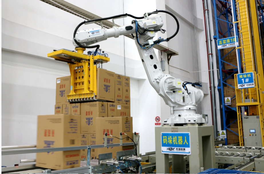 自动搬运机器人 码垛机器人堆料上下料机械手厂家【苏州南鑫自动化设备有限公司】