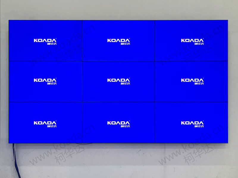 山东潍坊厂家供应京东方55寸3.5mm拼缝展厅液晶拼接屏 大屏幕展示拼接墙