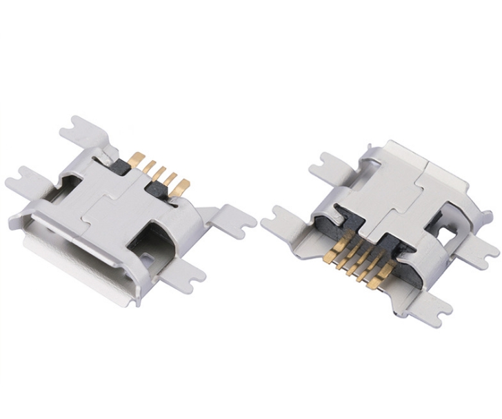 3A MICRO USB连接器 得到了充电安卓尾插 沉板式SMT