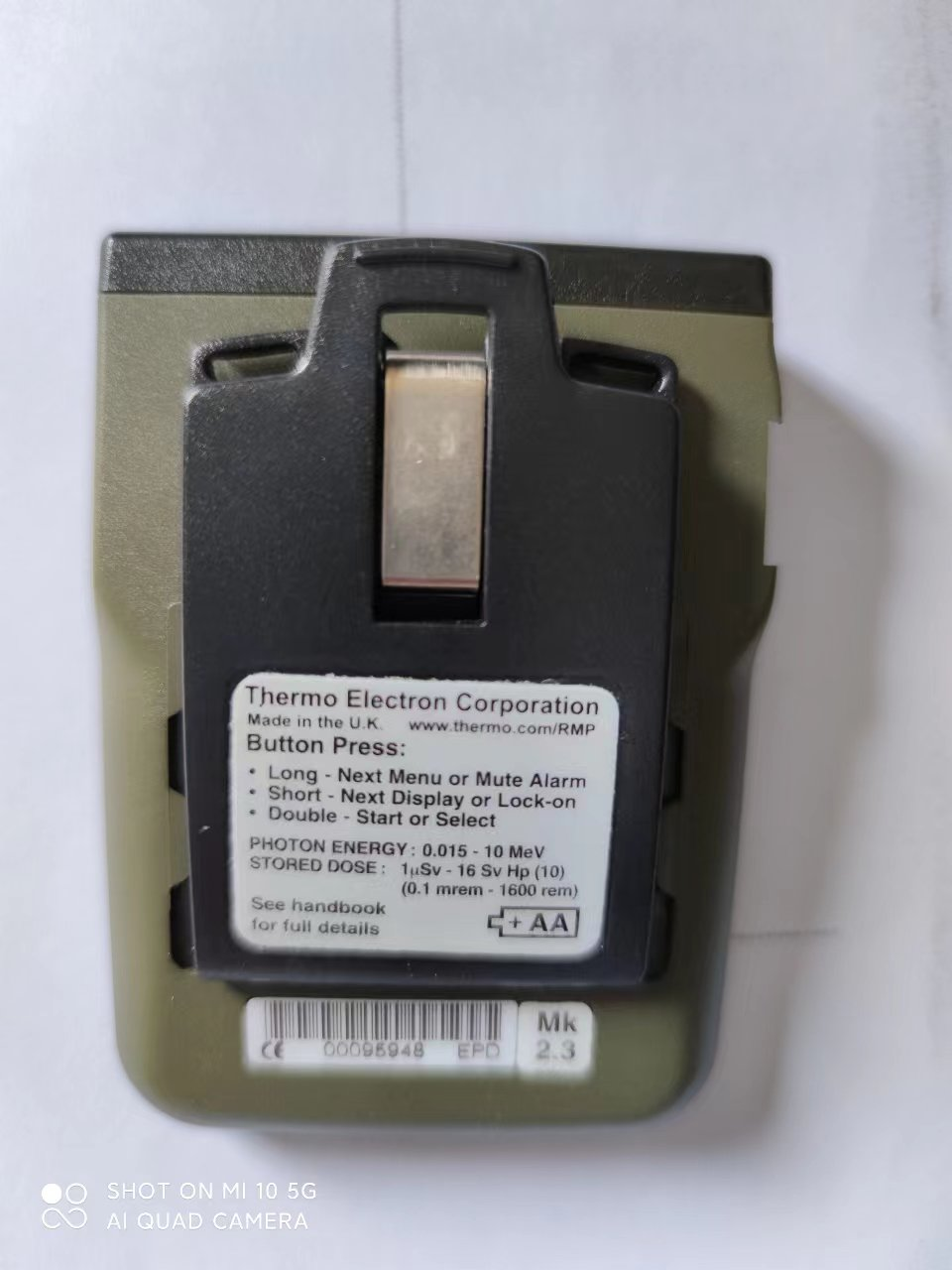 美国热电公司EPDMK2.3型Xγβ电子个人剂量报警仪供货商报价-哪里有-哪里好
