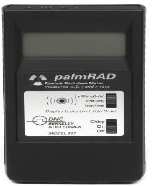 PalmRAD907手持式αβγ和X核辐射检测仪、 辐射检测仪、表面污染仪，表面污染检测仪，便携式辐射检测仪