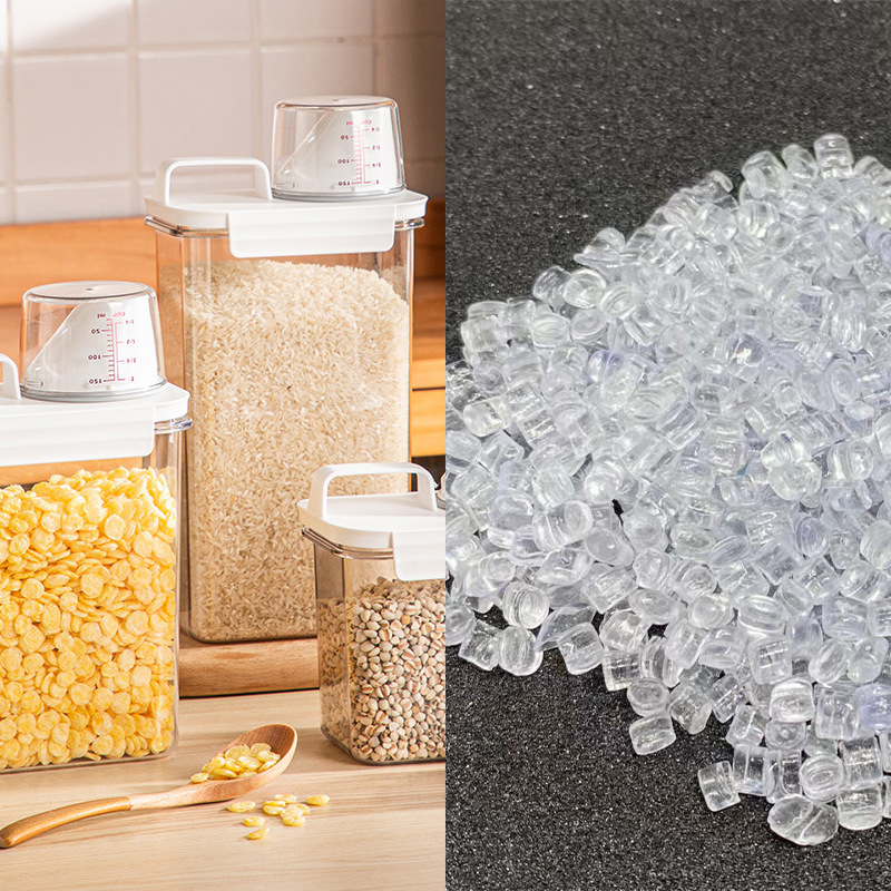 供应用于注塑食品级AS透明塑胶颗粒可用于食品容器符合欧盟LFGB认证、FDA认证图片