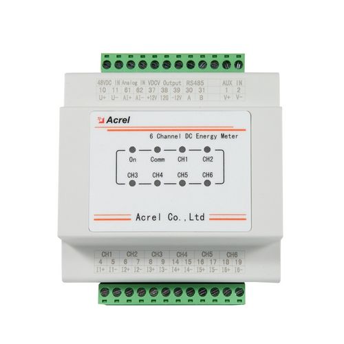 安科瑞基站导轨多回路配电装置AMC16-DETT直流监测表