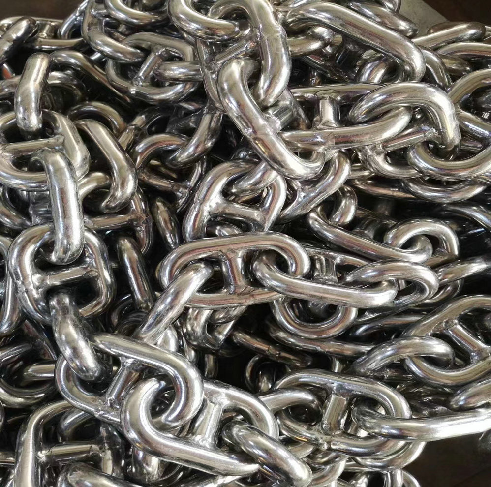 广州不锈钢链条（焊接）倒角焊接316不锈钢链子厂家图片