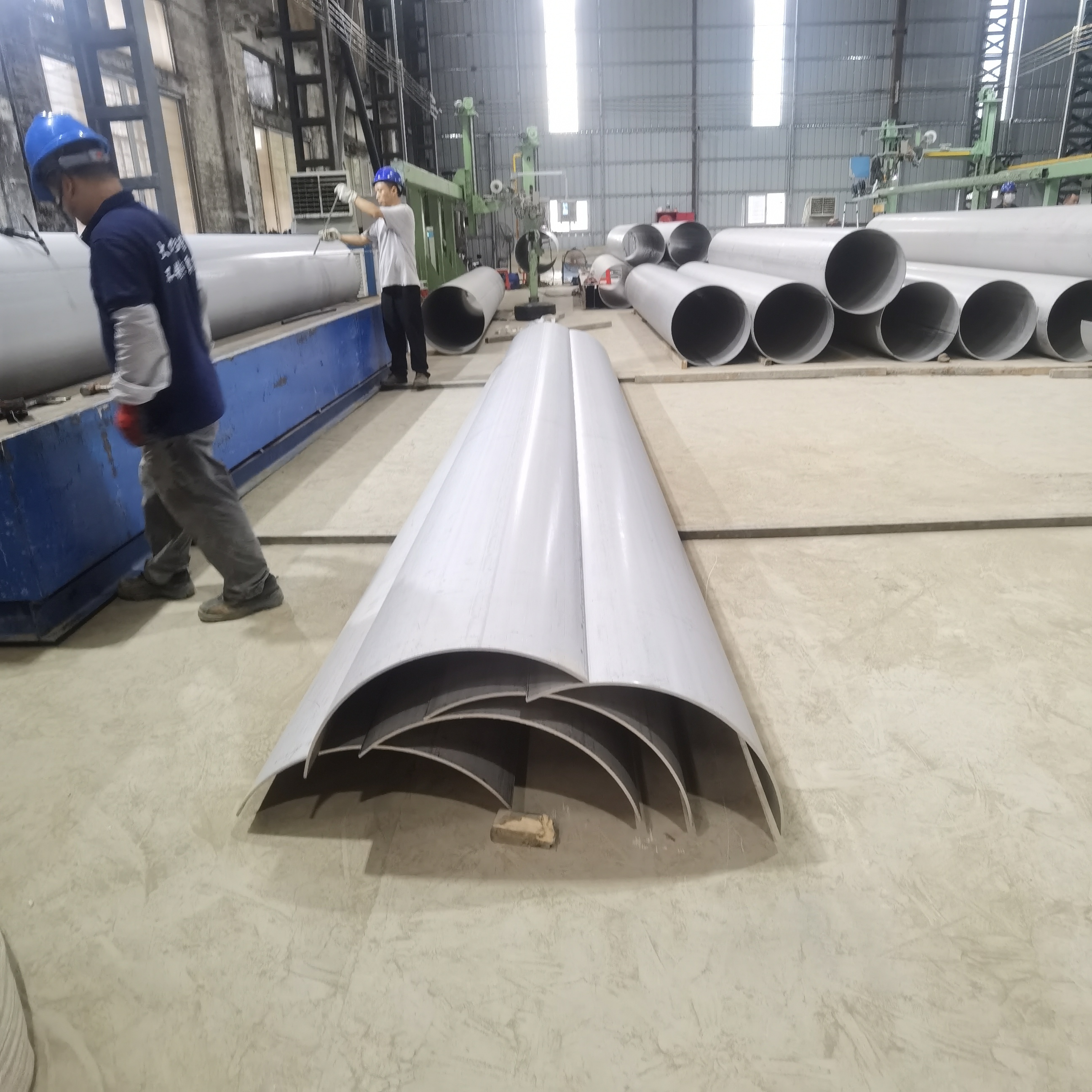广东非标定制大口径不锈钢焊管来料加工壁厚12MM 包工包料