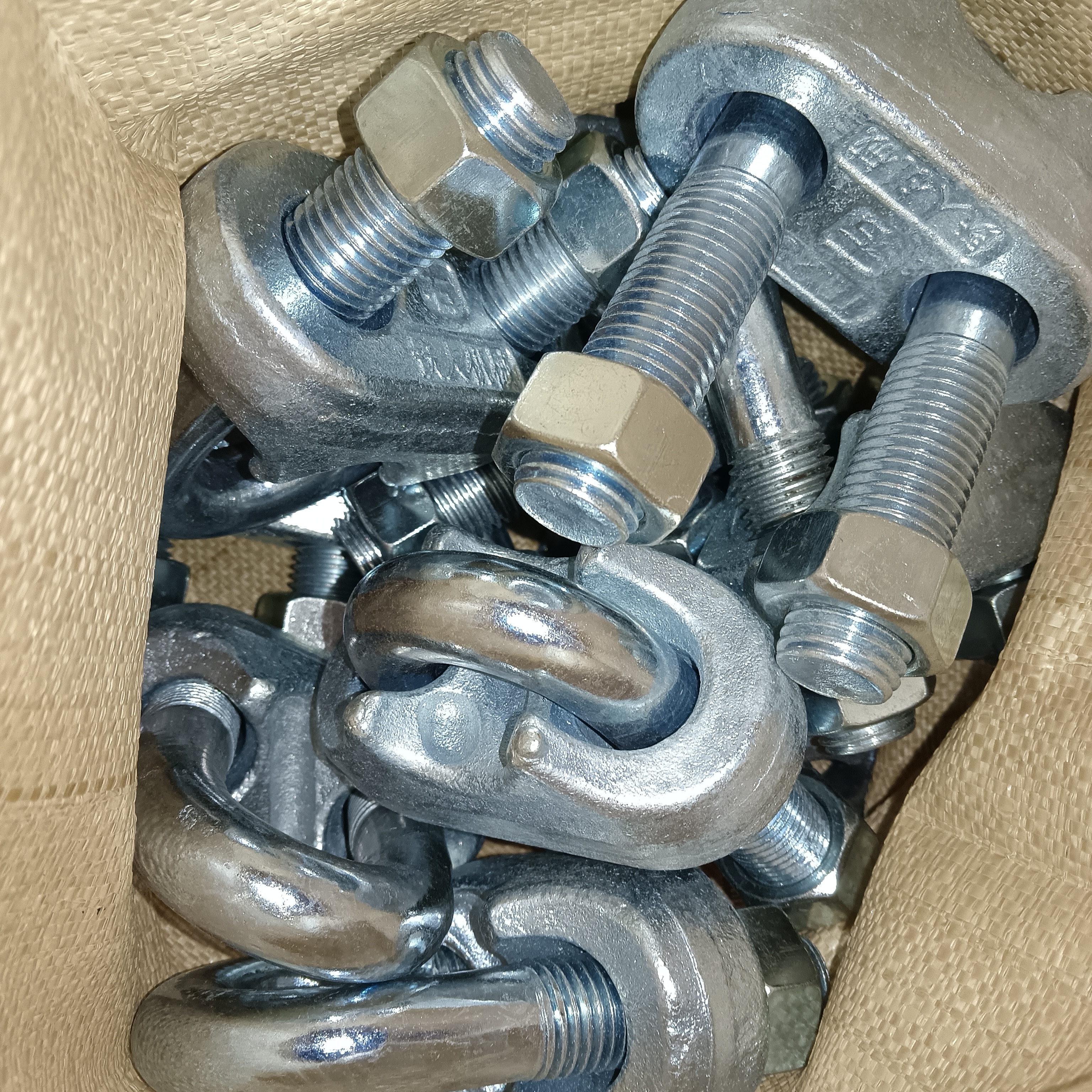 铁人厂家批发304不锈钢钢丝绳夹头钢丝绳 32mm钢丝绳夹头 花篮螺丝