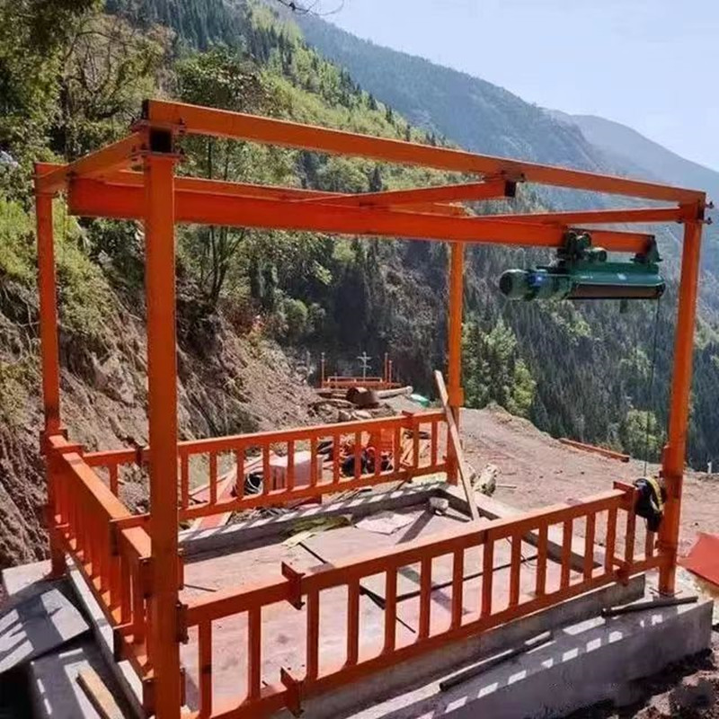 孔桩龙门吊机人工挖孔桩吊机定制工程方桩圆桩四柱六柱吊运机械