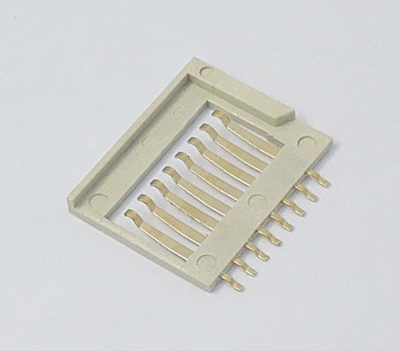 内焊自弹TF卡座 自锁双弹片MICRO SD卡座 常闭开关电子元器件批发