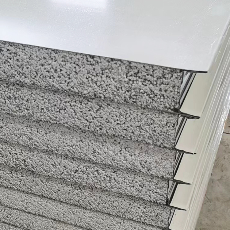 硅岩机制板-50mm金属面 室内保温彩钢净化夹芯板