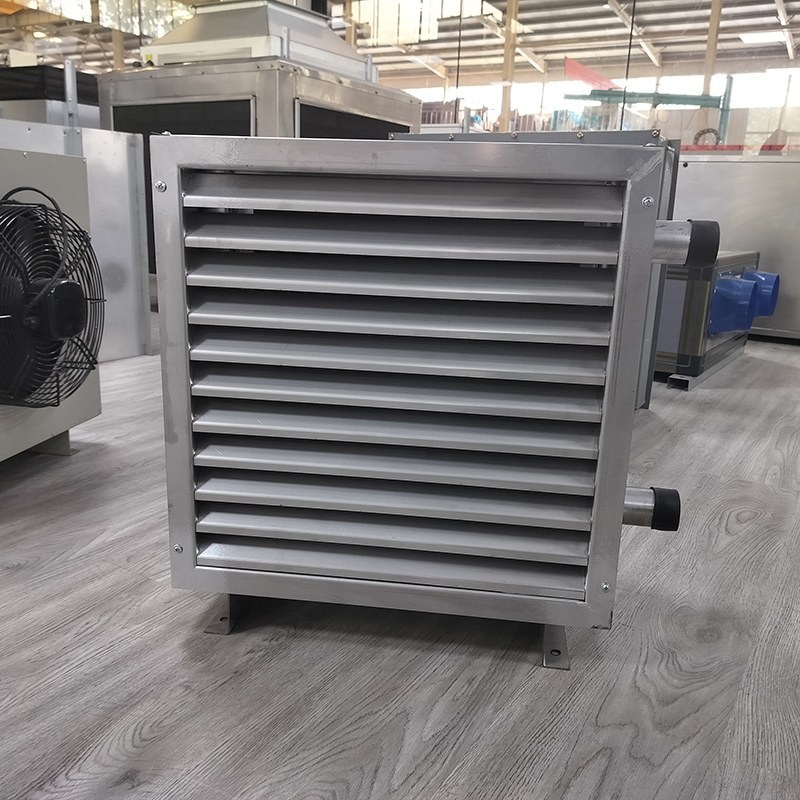 热水工业暖风机 温室大棚大面积供暖加热器 低耗节能