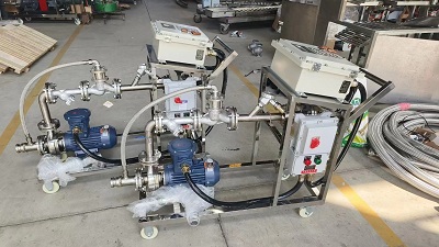 移动式双氧水、氨水、聚氨酯、DOP灌装机图片