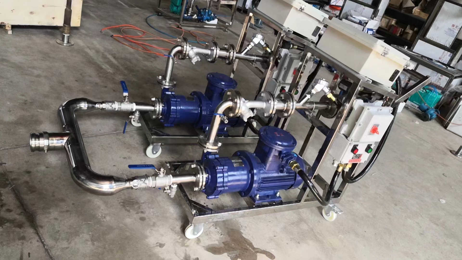 散油灌装计量设备 化工液体移动式灌装车 移动式液体自动装桶设备