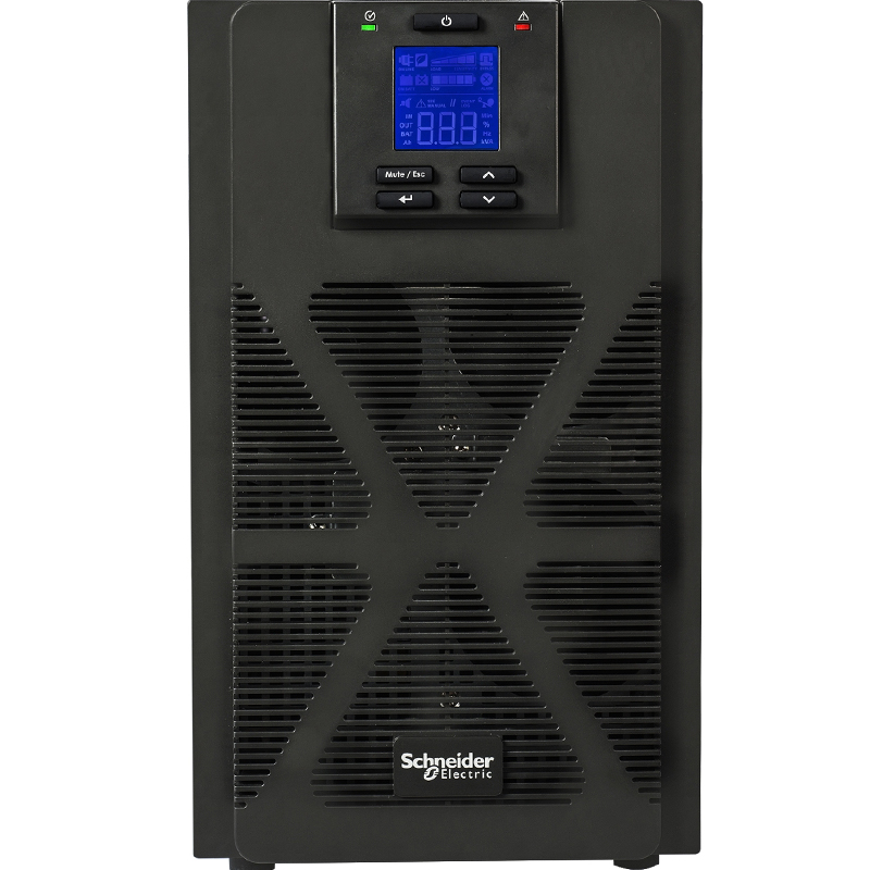 施耐德在线式UPS电源SPM3K标准机内置电池输出功率2400W容量3KVA批发