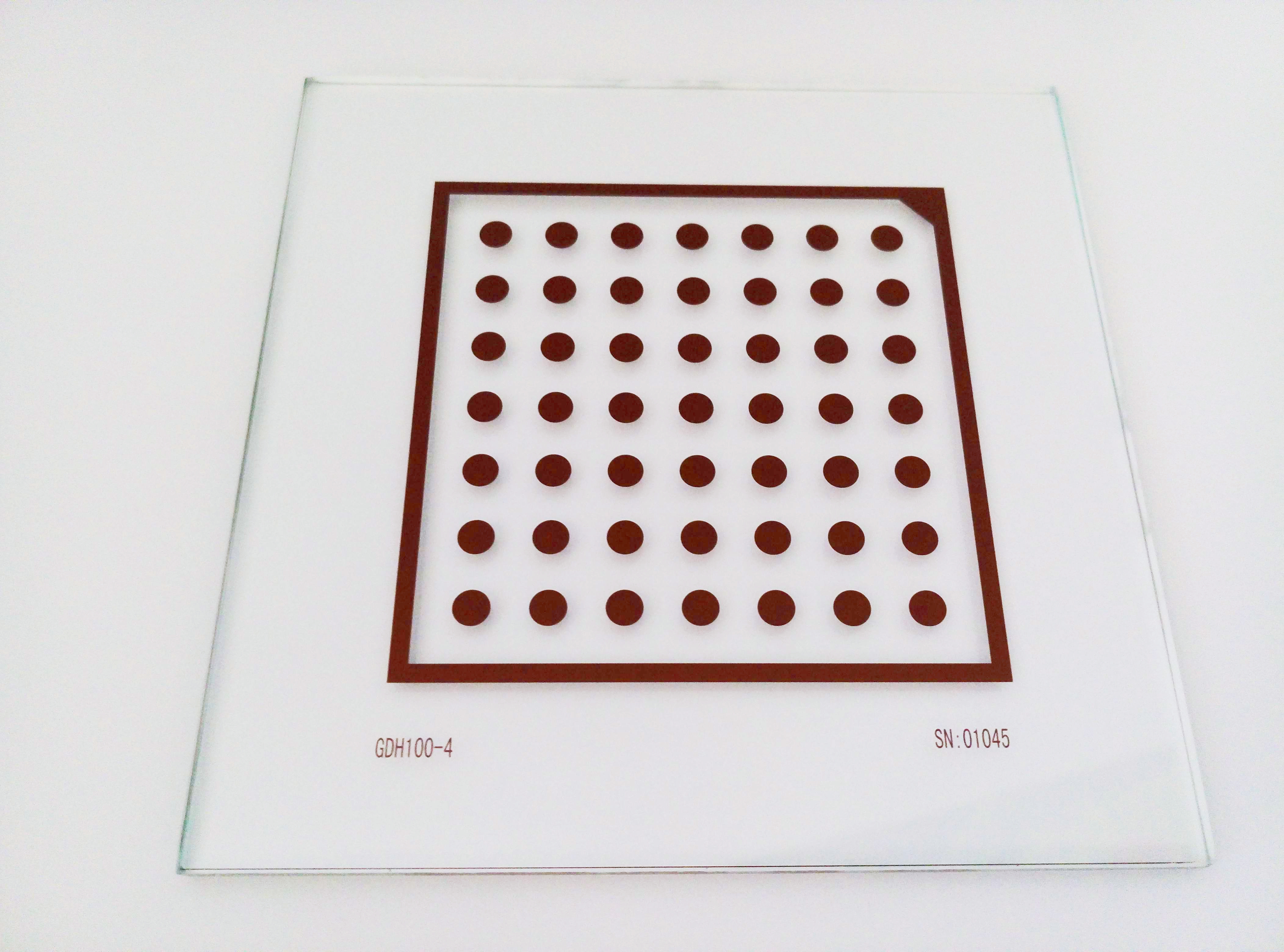 YOU-SC高精度玻璃材料实心圆棋盘格光学标定板