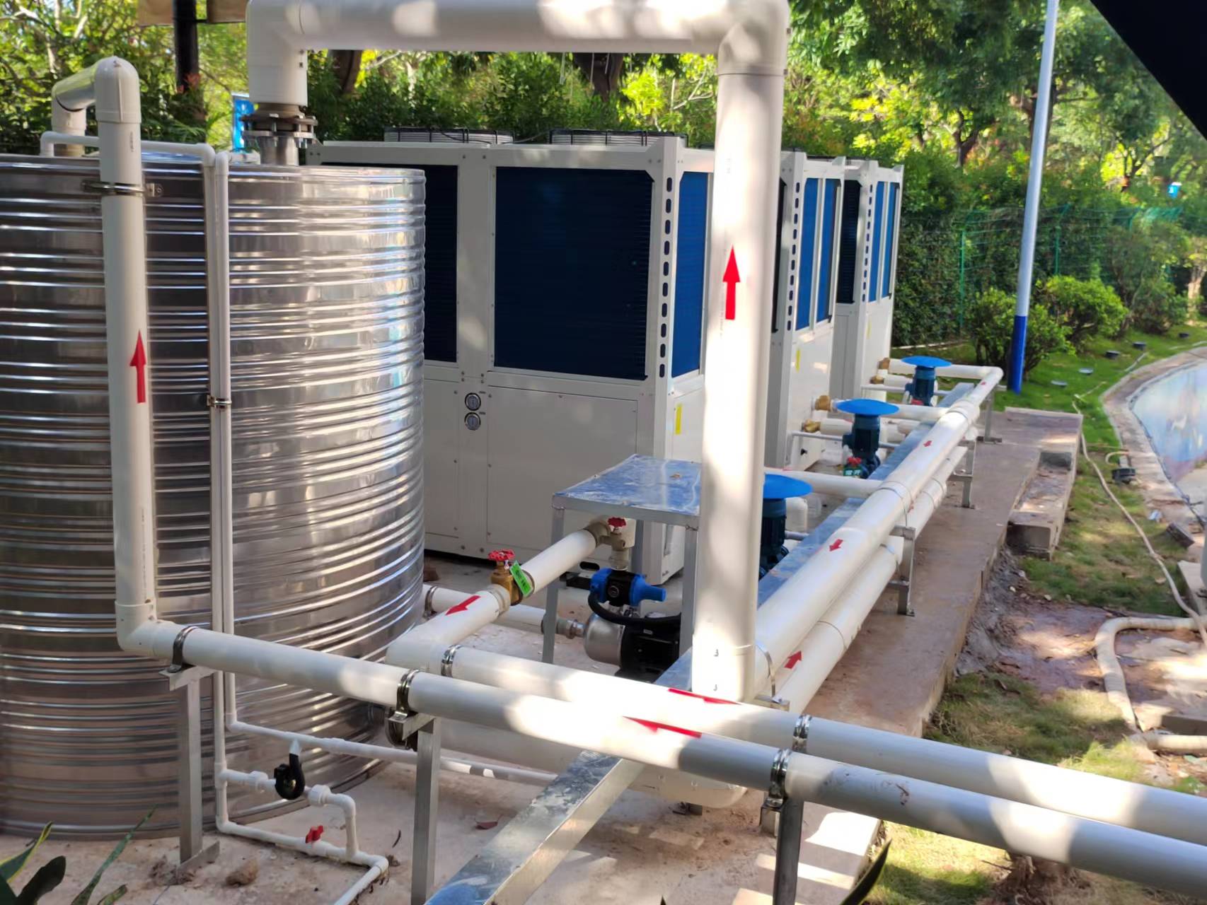 广州 空气源热泵热水机组批发价格_空气能热泵热水机 多年安装经验