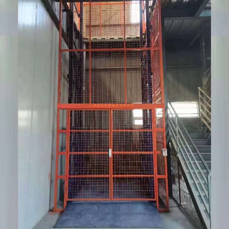 简易升降货梯厂家仓库上货用液压货梯升降机图片