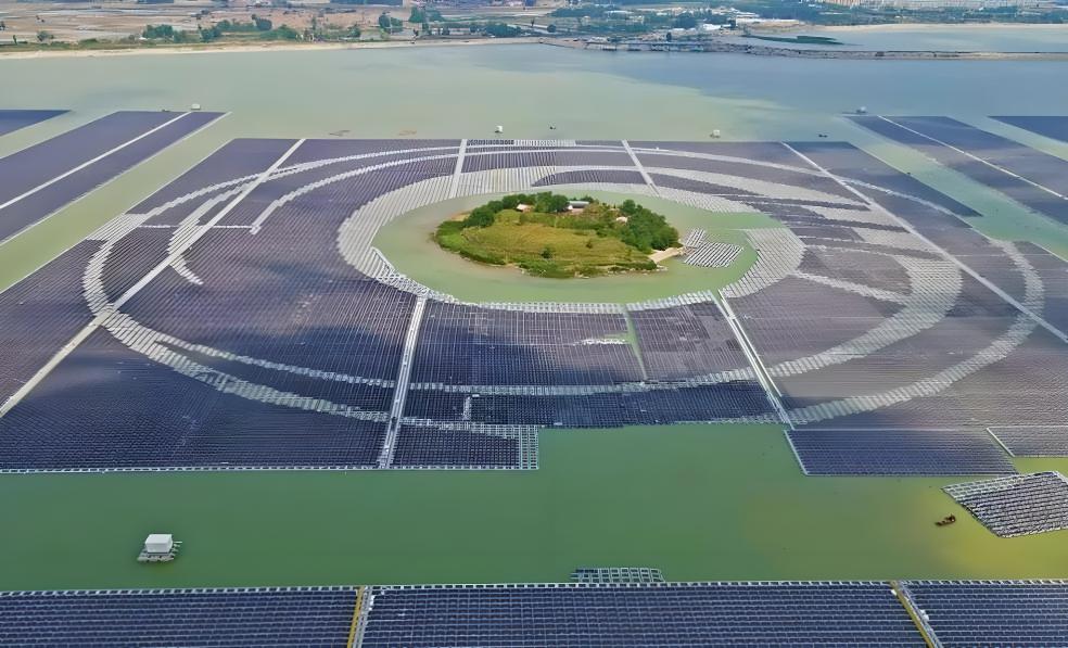 宁夏回族自治区太阳能水上漂浮电站solarpowerstation太阳能发电-寿命大于25年