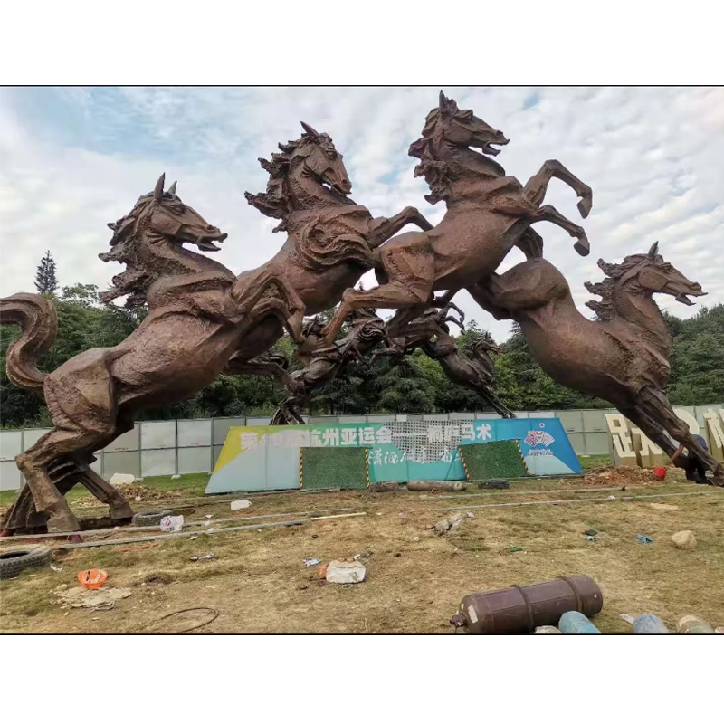 保定市铜塑马厂家动物雕塑 铜塑马定制 铜塑马价格