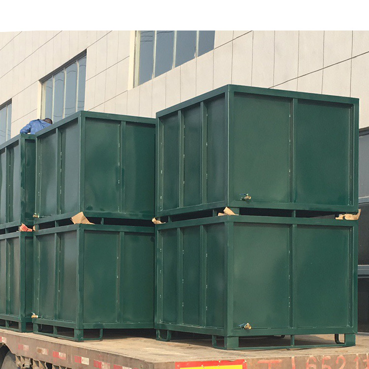 汽配金属料箱供应铁板箱 厂家直销固定式可堆叠物料周转箱