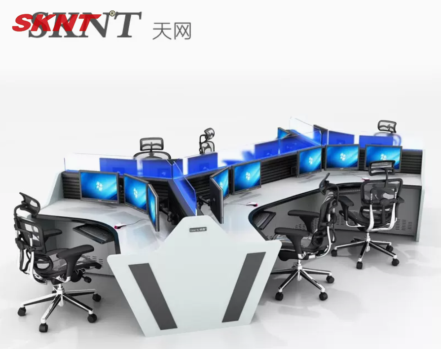 南京指挥调度台生产厂家安装  豪华指挥调度台定制效果图图片