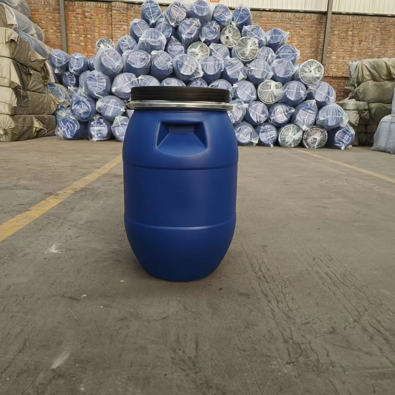 供应30L塑料桶 庆云30升抱箍桶 加厚30升法兰桶