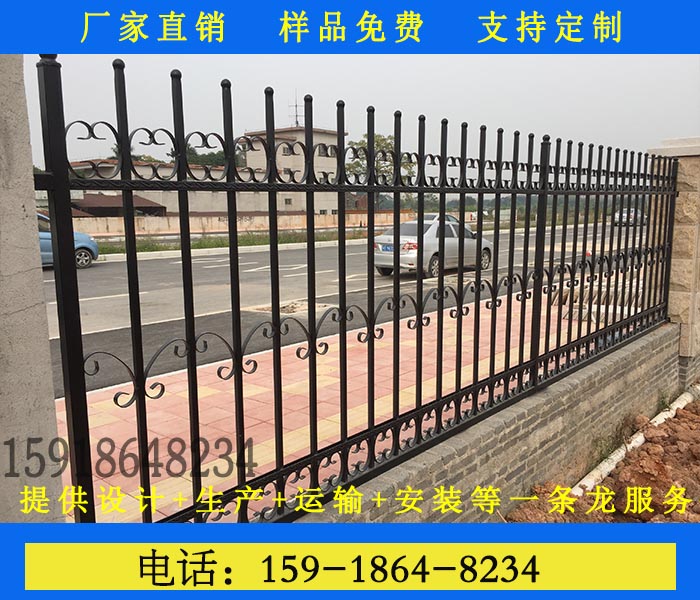 阳江户外厂区外墙透空围栏学校防护隔离锌钢护栏现货