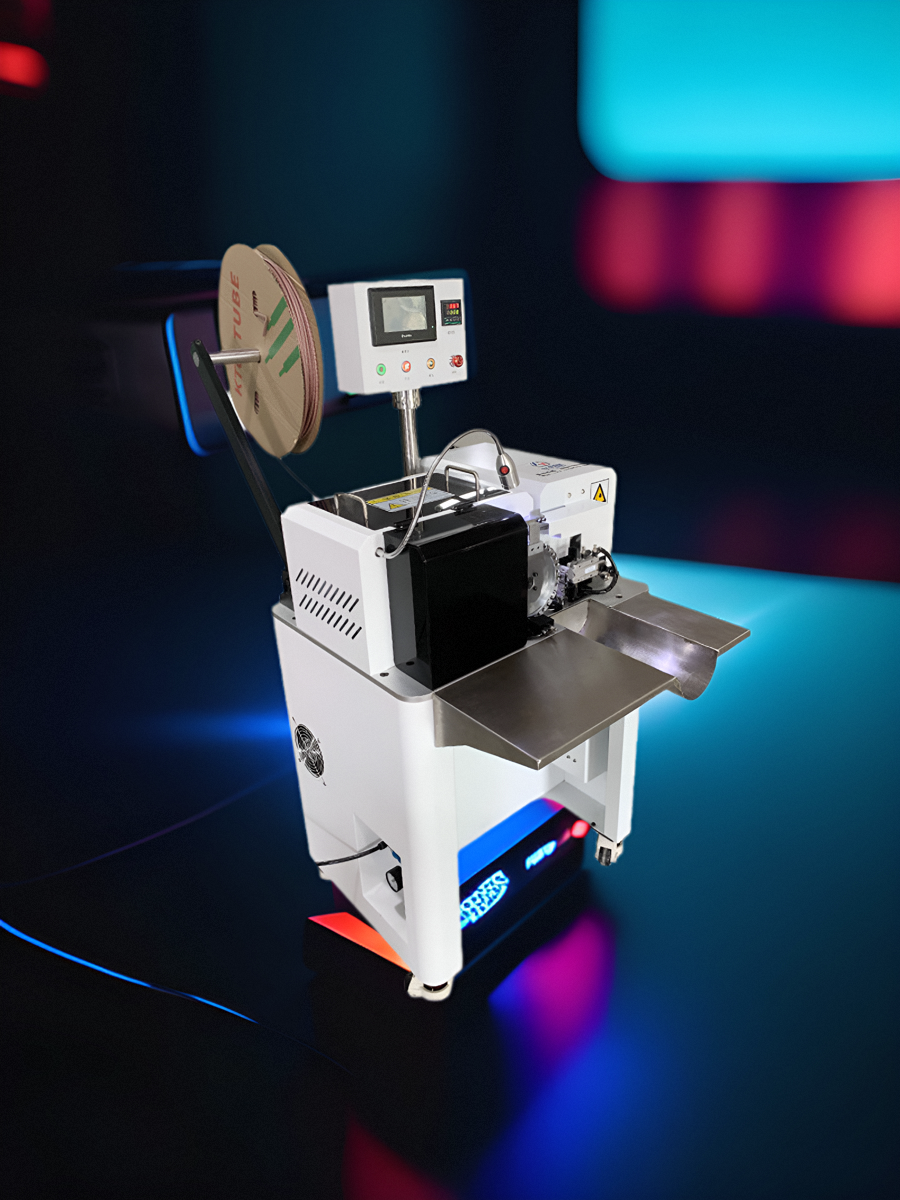 半自动热缩套管机在线打印热缩套管收缩烘烤机图片