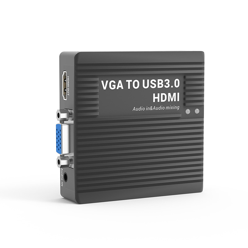 深圳灵卡LCC385 VGA转USB3.0采集卡游戏直播数据采集