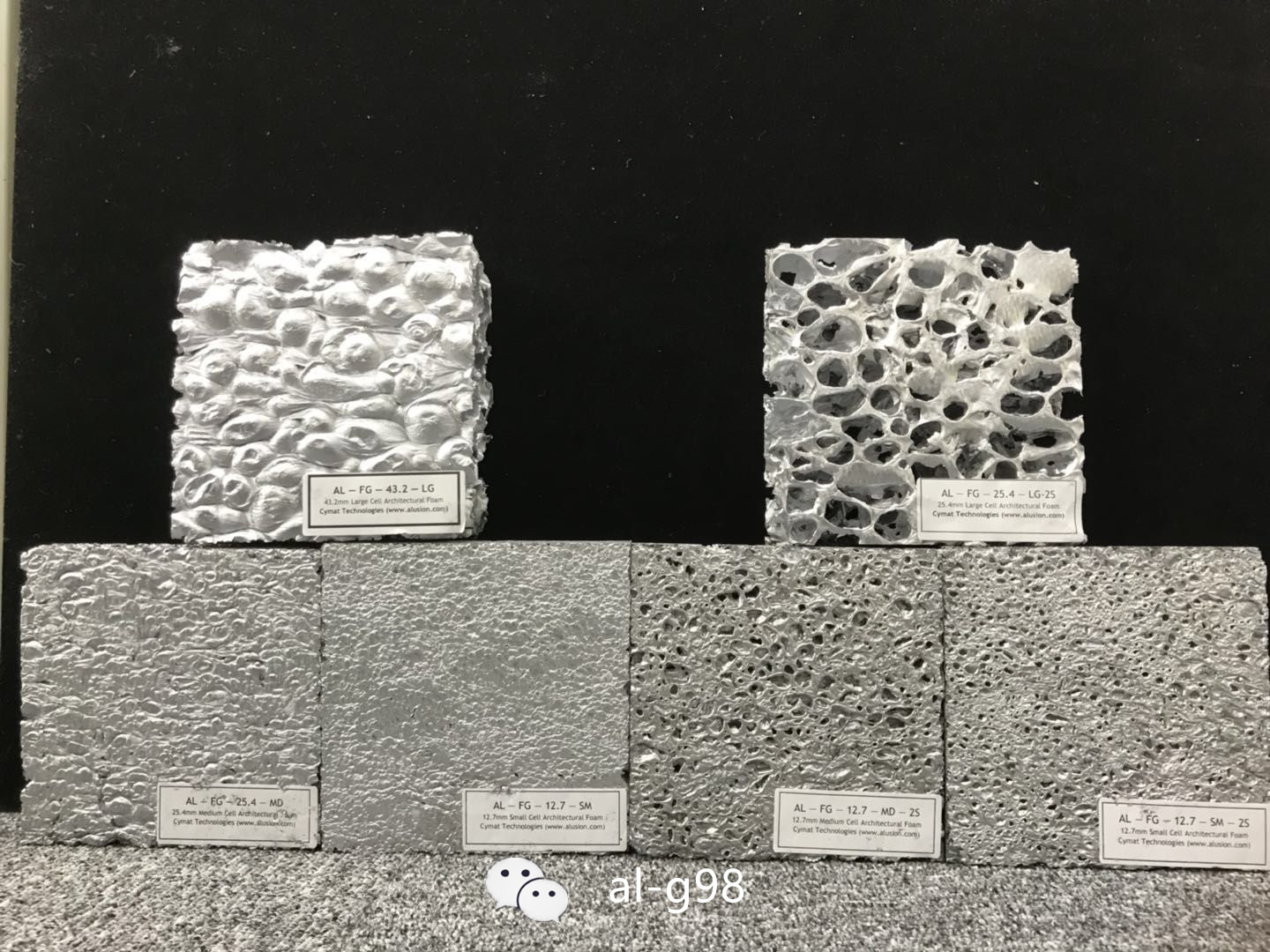 火山石结构金属铝板发泡板