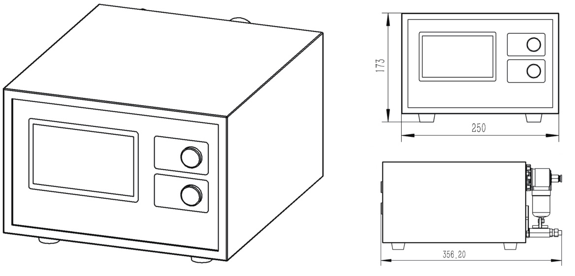 X530差压检测仪Plus X530差压检测仪 气密性测漏仪 密封性测试仪 X530差压检漏仪