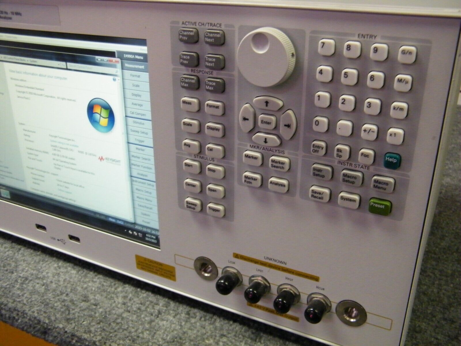 Agilent/安捷伦 E4990A阻抗分析仪20 Hz 至 10/20/30/50/120 MHz