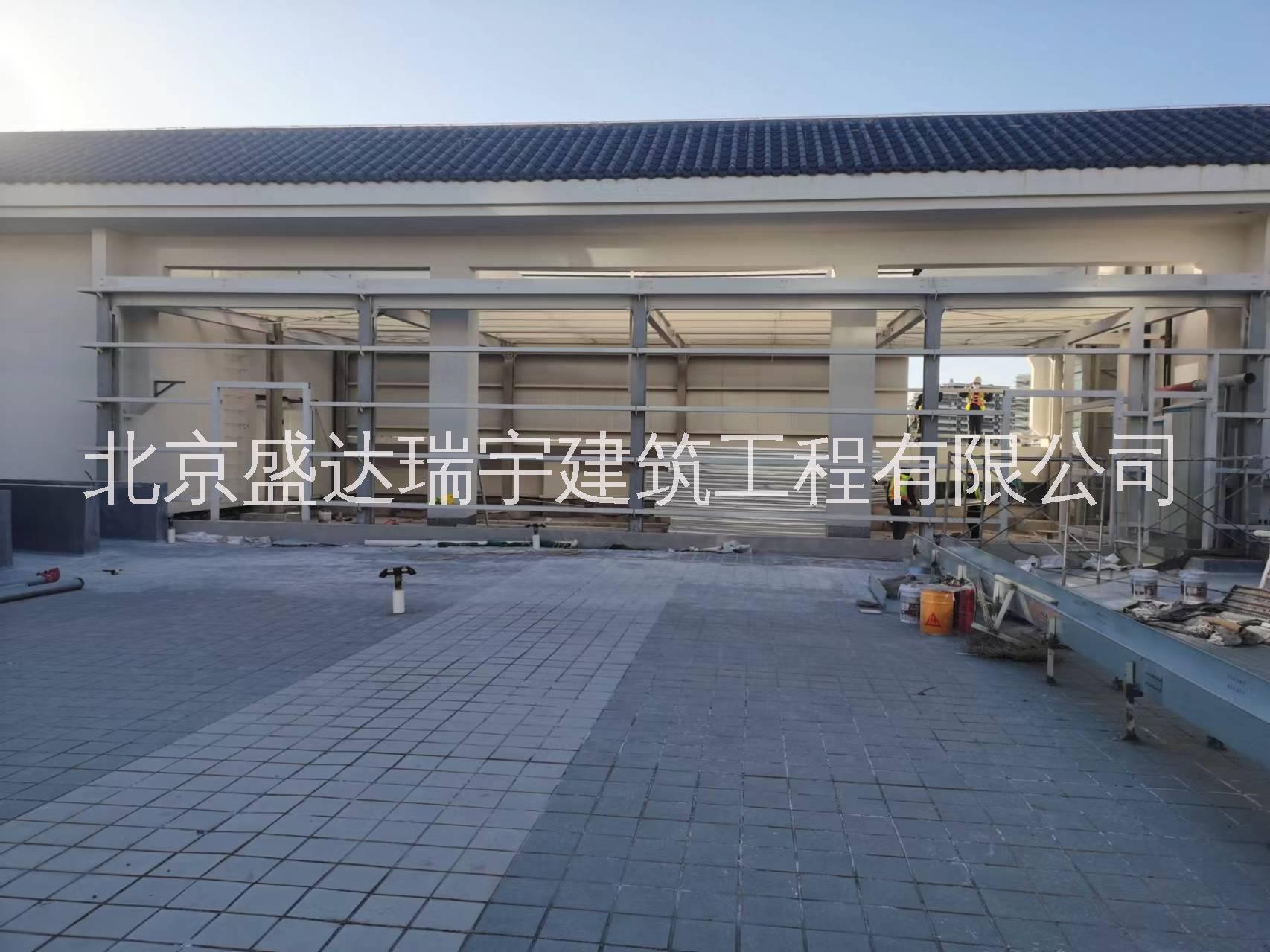 北京钢结构阁楼制作，安装厂房框架图片