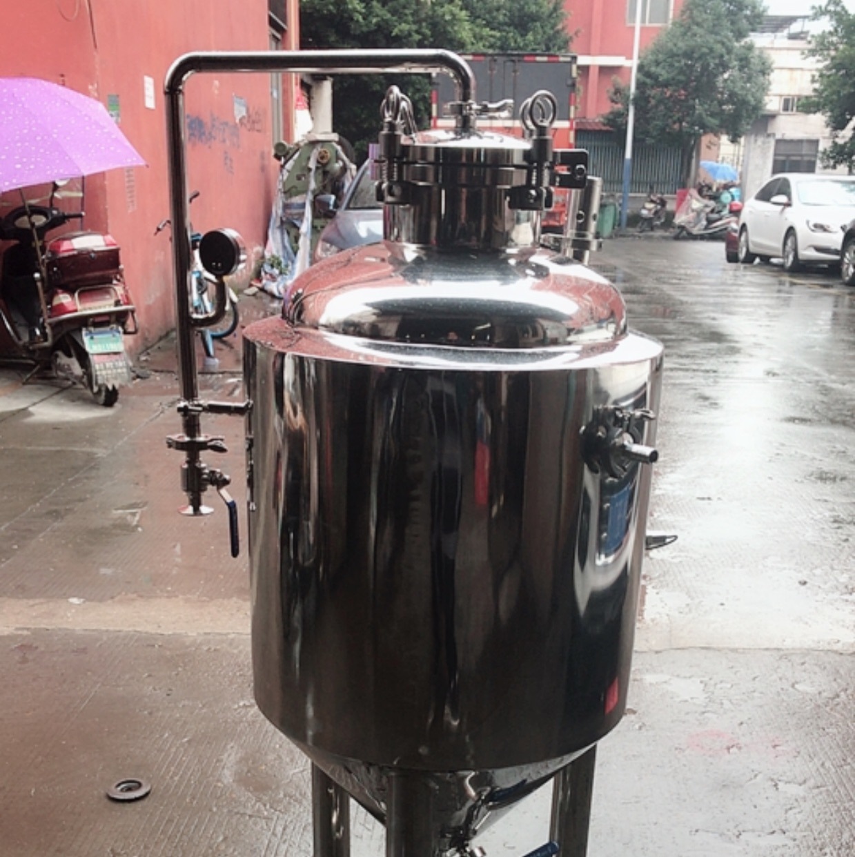 发酵罐供应 304不锈钢恒温设备定制 水果锥形酿酒设备罐厂家