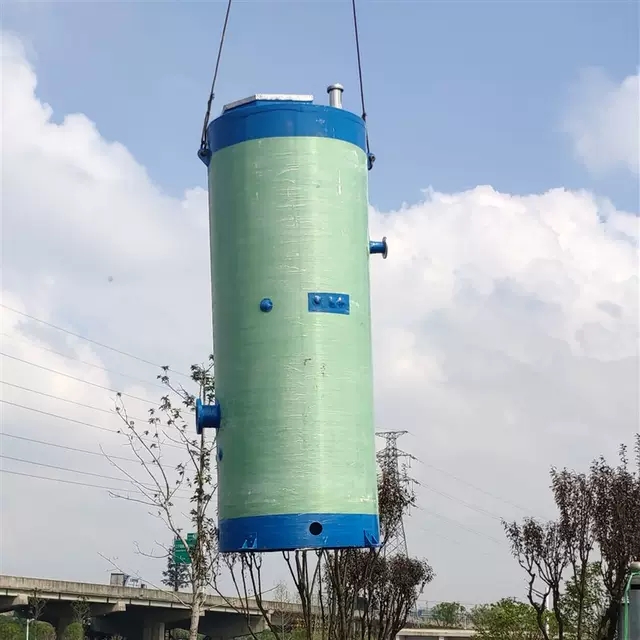 供应吐鲁番玻璃钢一体化泵站生产厂家 一体式污水雨水提升泵站多少钱
