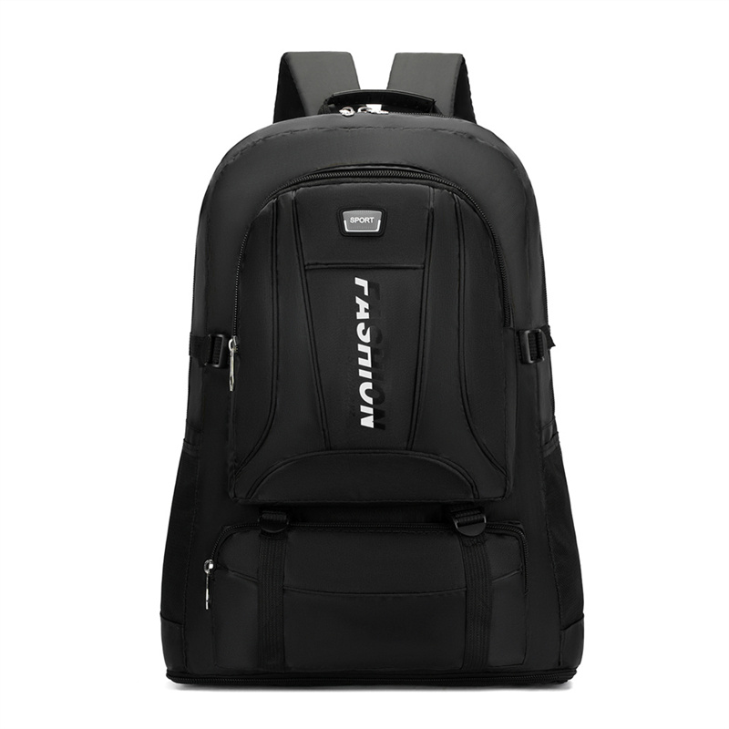 大容量背包可扩容户外旅行包耐磨简约运动双肩包外出骑行休闲包