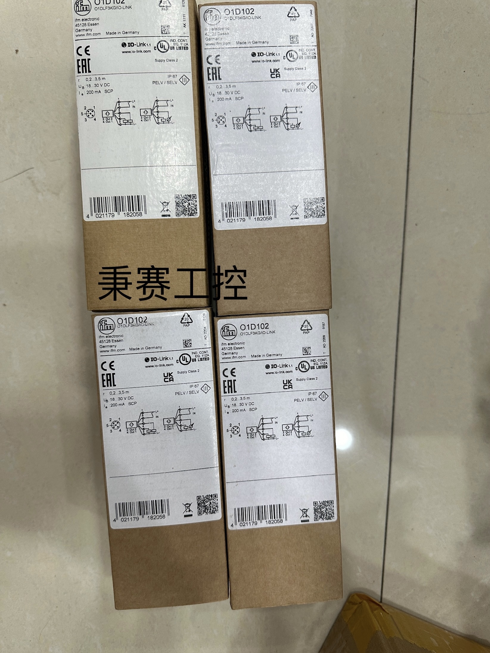 IFM上海激光测距传感器  上海易福门O1D101  上海易福门O1D102