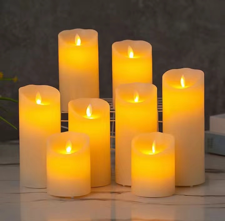 LED电子蜡烛无烟蜡烛灯婚庆节日用品批发深圳蜡烛工厂跨境图片