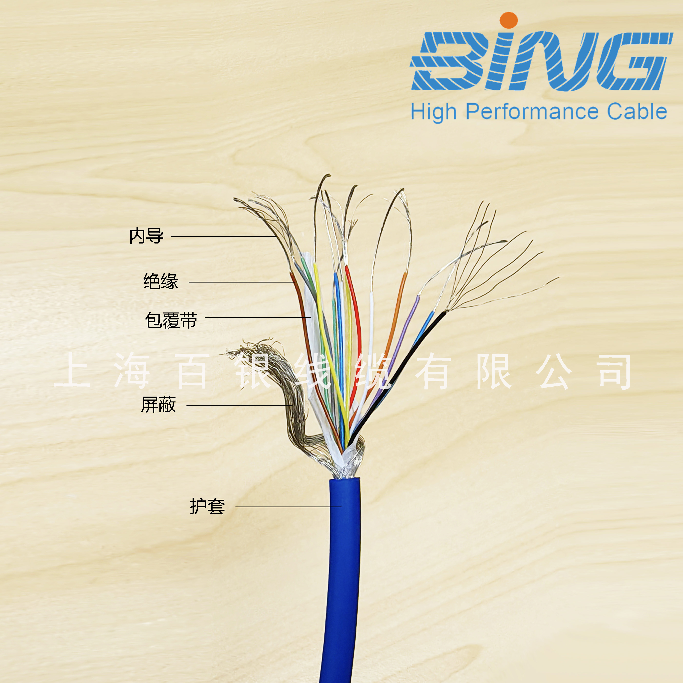 耐高温编码器电缆